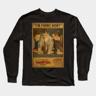 Goodfellas Musical Score Long Sleeve T-Shirt